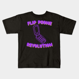 Flip Phone Revolution 3 Kids T-Shirt